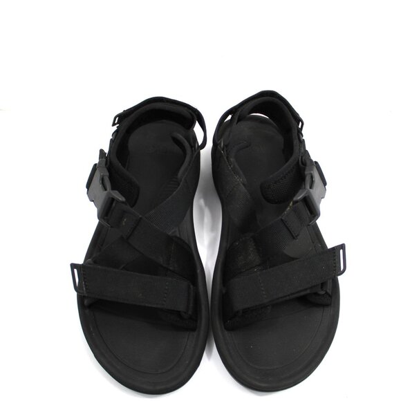Teva Mens Black Hurricane Verge Strappy Hiking Sandals 1121534 Size 11 Light Use main image 3